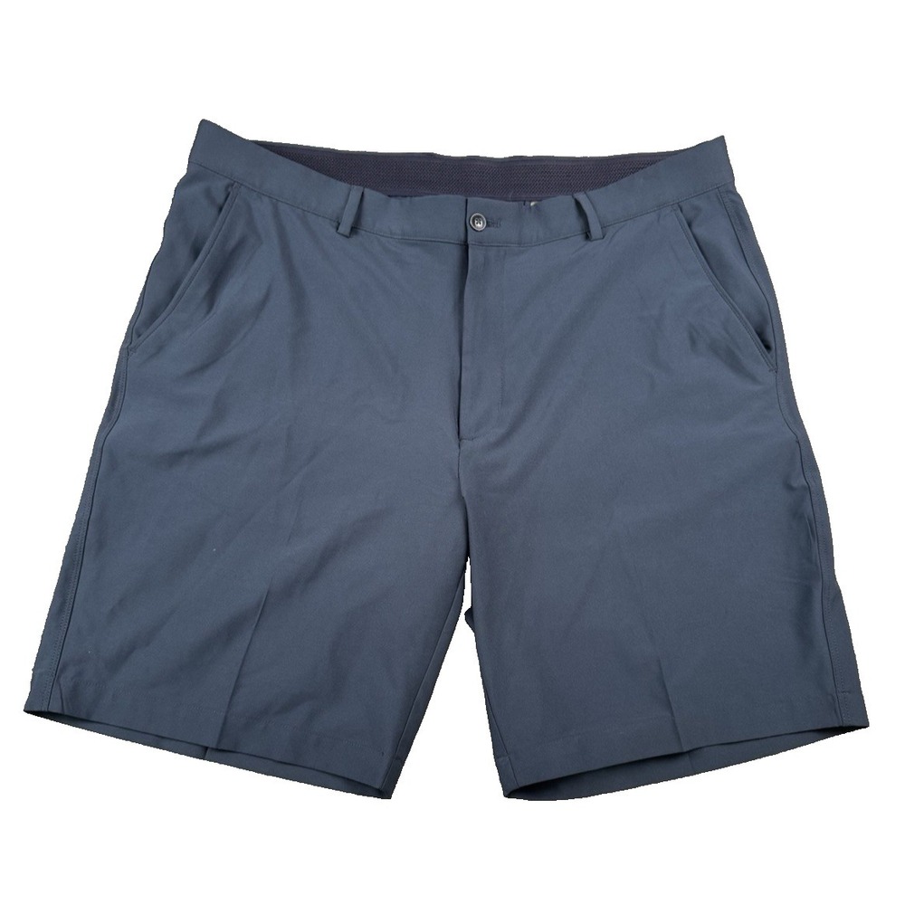 Greg Norman Performance Golf Shorts Mens 38 Navy Stretch Outdoor Casual Preppy
